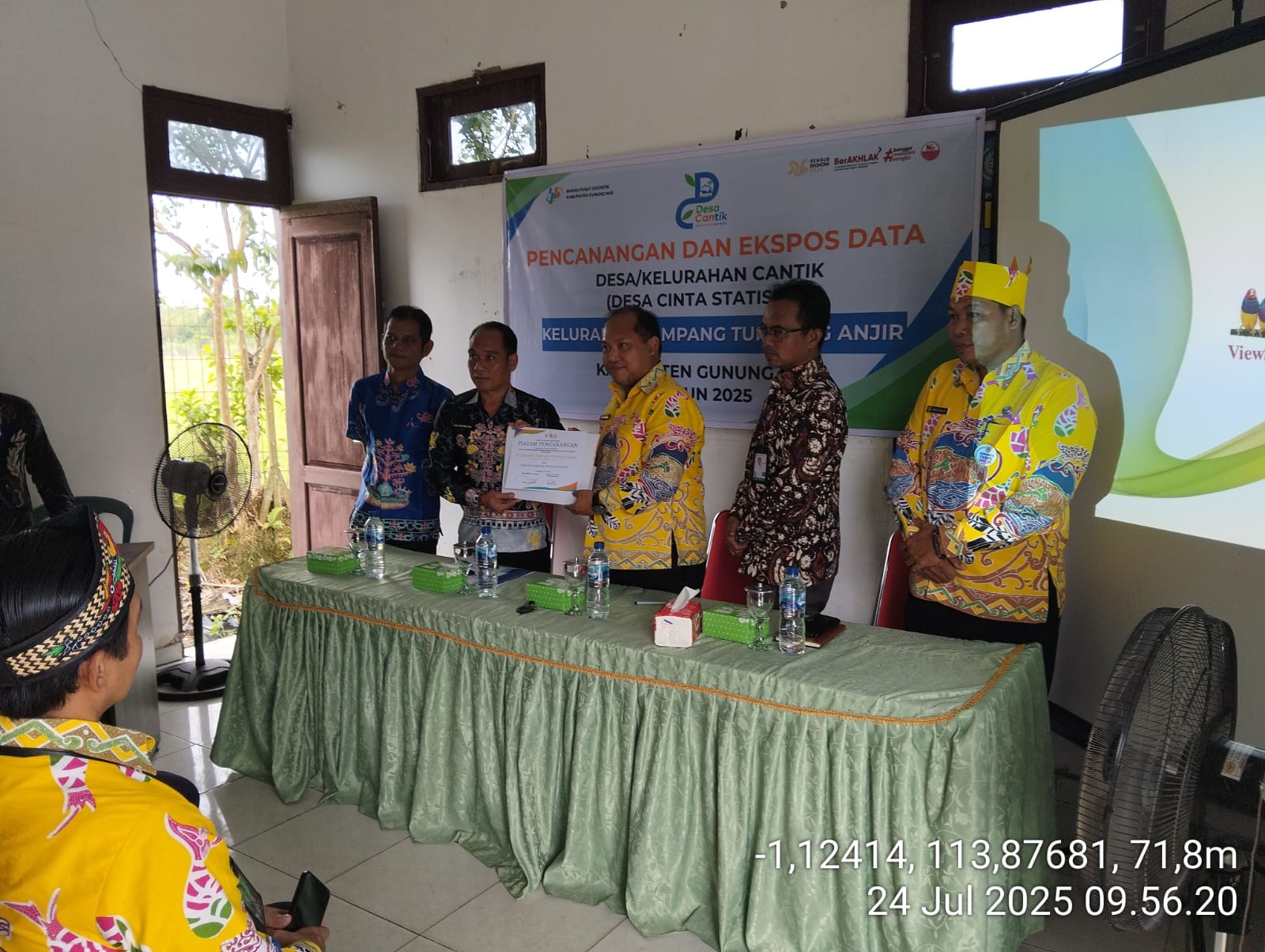 Pencanangan Desa Cantik 2025 Kelurahan Tampang Tumbang Anjir