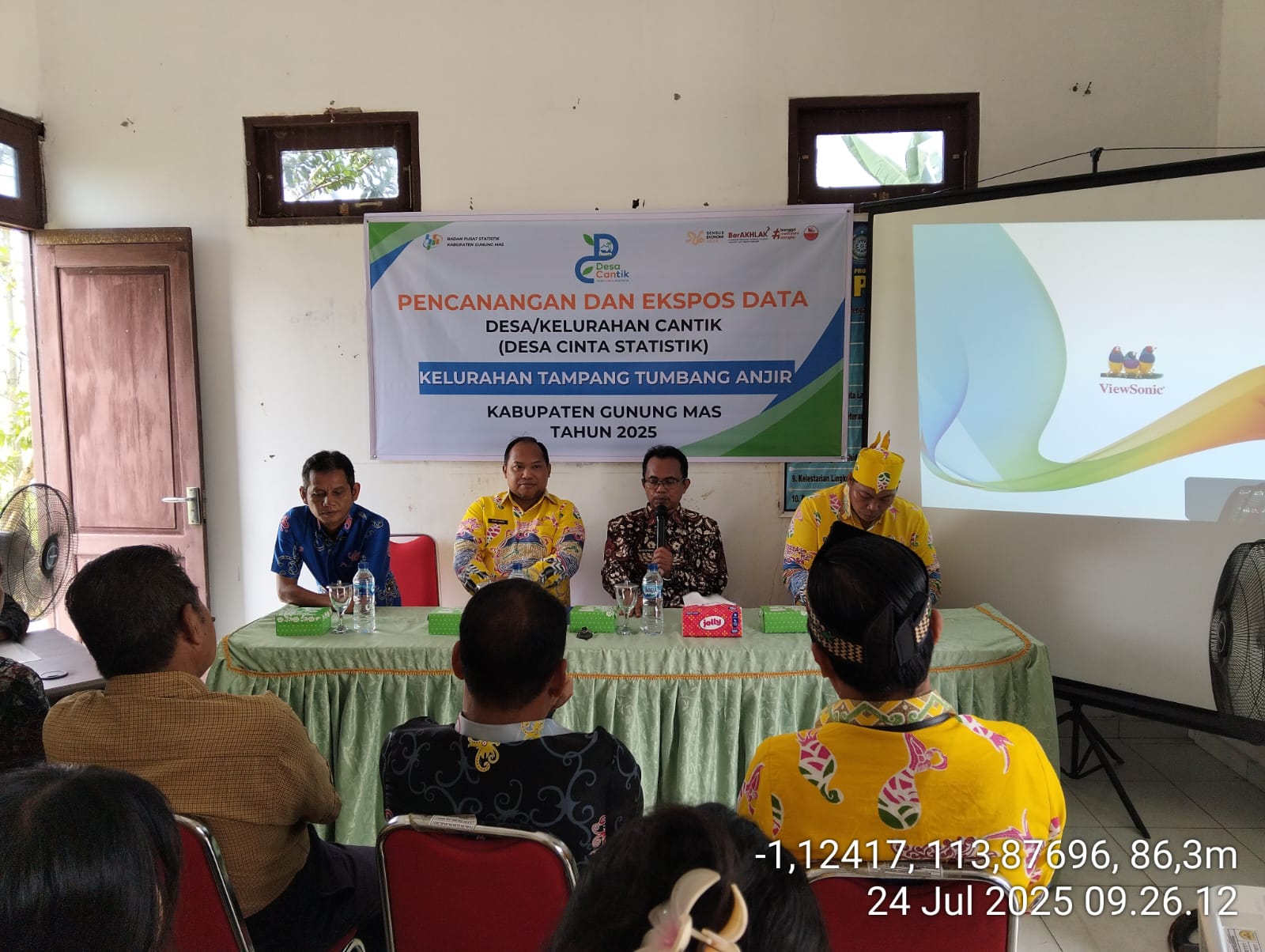 Pencanangan Desa Cantik 2025 Kelurahan Tampang Tumbang Anjir