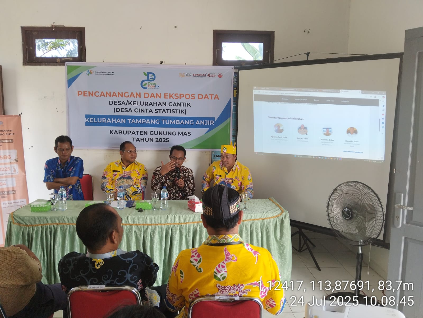 Pencanangan Desa Cantik 2025 Kelurahan Tampang Tumbang Anjir