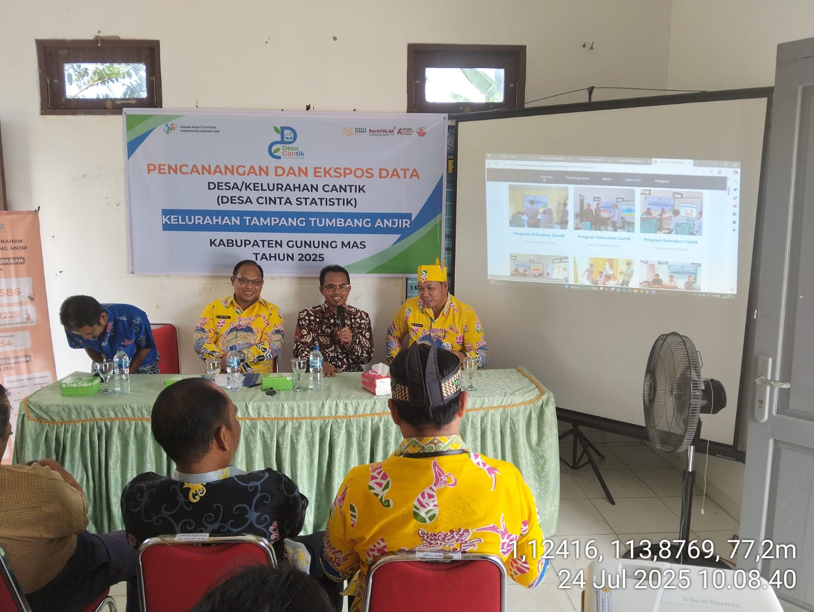 Pencanangan Desa Cantik 2025 Kelurahan Tampang Tumbang Anjir