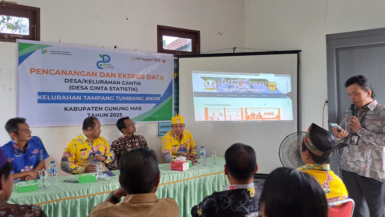 Pencanangan Desa Cantik 2025 Kelurahan Tampang Tumbang Anjir