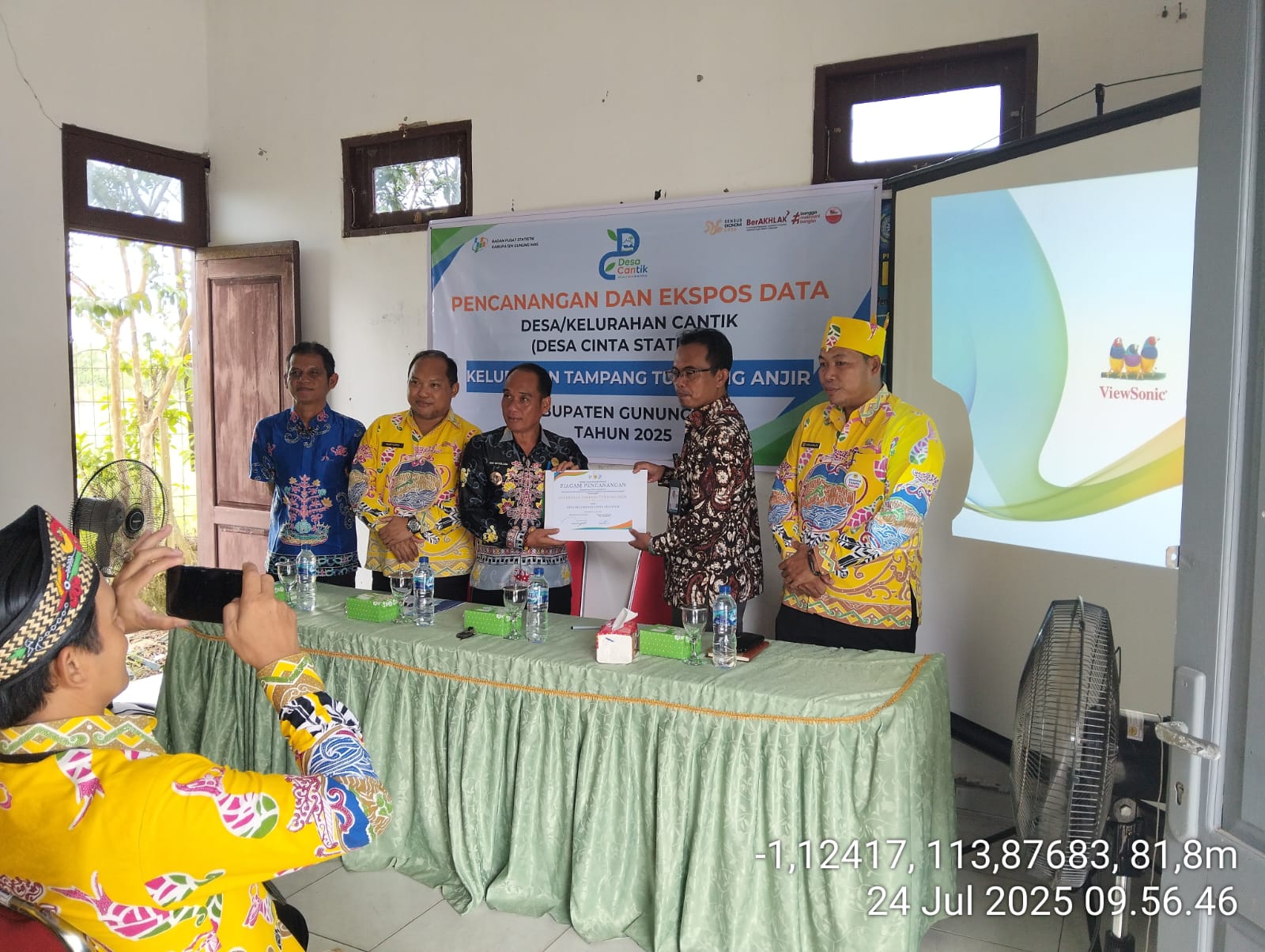 Pencanangan Desa Cantik 2025 Kelurahan Tampang Tumbang Anjir