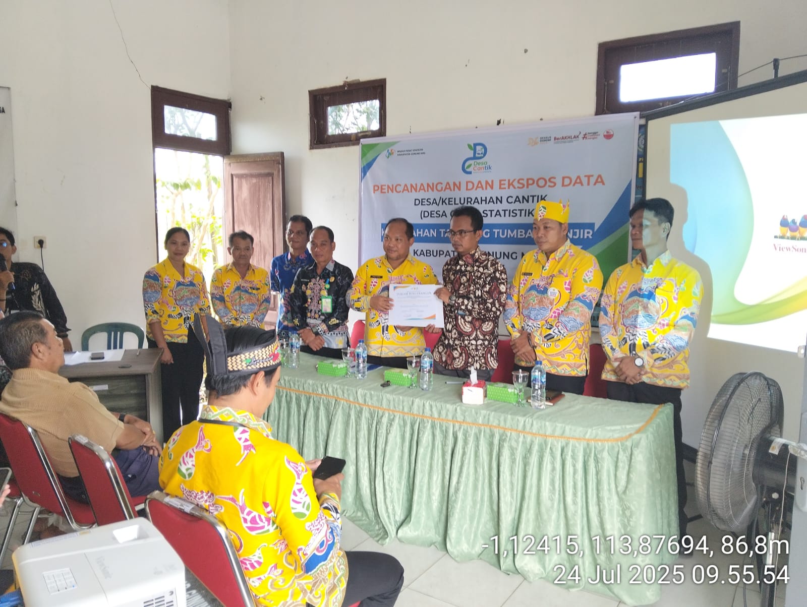 Pencanangan Desa Cantik 2025 Kelurahan Tampang Tumbang Anjir