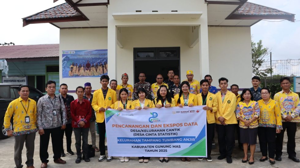 Kelurahan Tampang Tumbang Anjir Jadi Lokasi Pencanangan Desa Cantik 2025, Dorong Literasi dan Tata Kelola Statistik di Tingkat Kelurahan